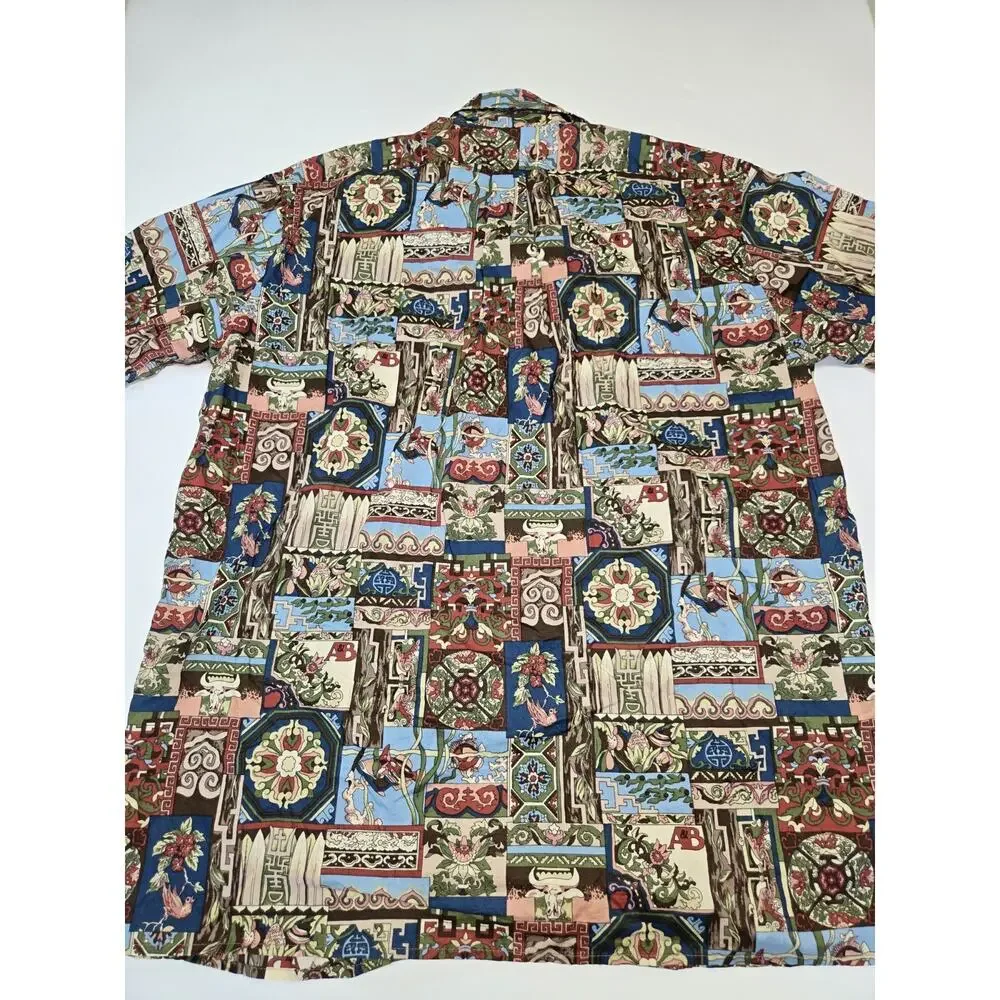 Reyn‎ Spooner Hawaiian Shirt Mens XXL 125th Anniversary A&B Vintage Rare - Picture 8 of 12